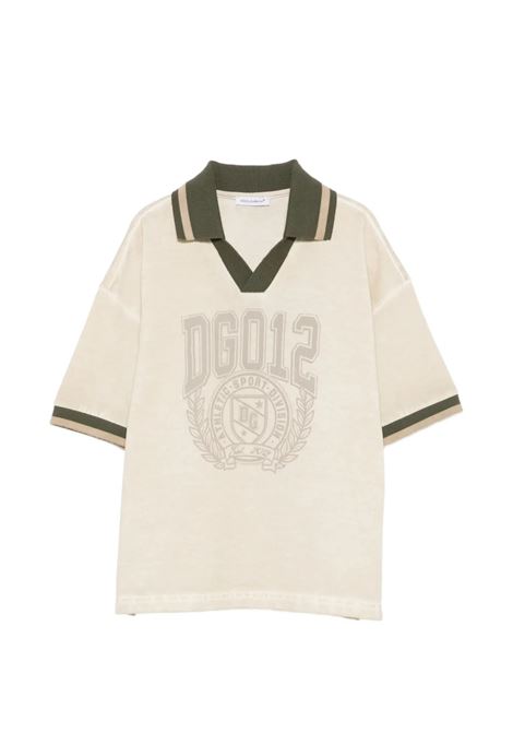 Polo con logo DOLCE & GABBANA KIDS | L4JTJO G7PRMM1217